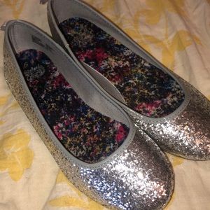 Glittery Flats EUC